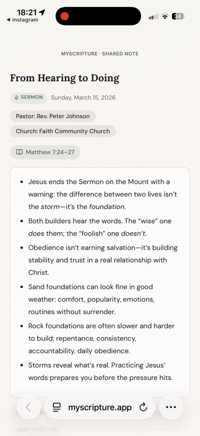 Share Notes with Link
